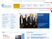 Tablet Screenshot of kircheundgesellschaft.de